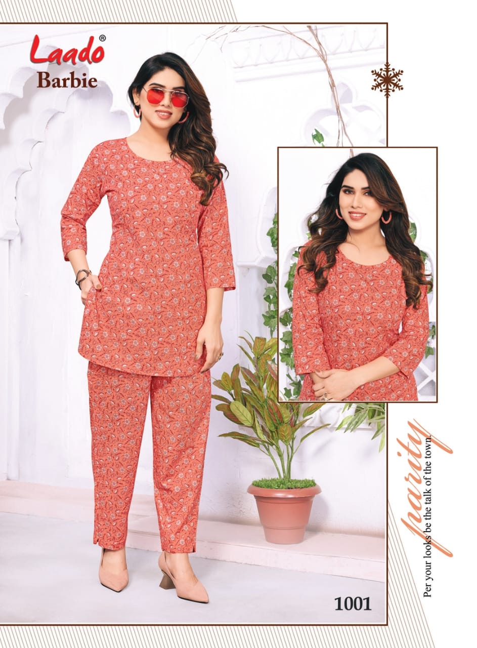 Laado Barbie Vol 1 Western Wear Co Ord Set Catalog
